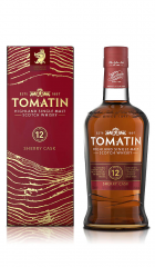Škotski Whisky Tomatin 12y Fino sherry cask single malt + GB 0,7 l
