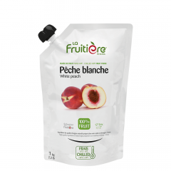 Sveži sadni pire Bela breskev 100% La Fruitiere 1 kg