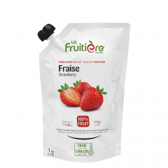 Sveži sadni pire Jagoda 100% La Fruitiere 1 kg