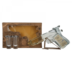 Tequila Hijos de Villa Reposado pištola + GB 0,2 l