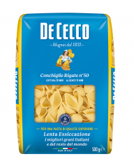 Testenine Conchiglioni Rigati (školjke velike) De Cecoo 500 g
