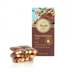 Venchi mlečna čokolada z lešniki 95 g