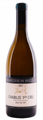 Vino Chablis 1er Cru Vau de Vey 2017 Francois de Nicolay 0,75 l