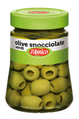 Zelene olive brez koščic D'Amico 290 g