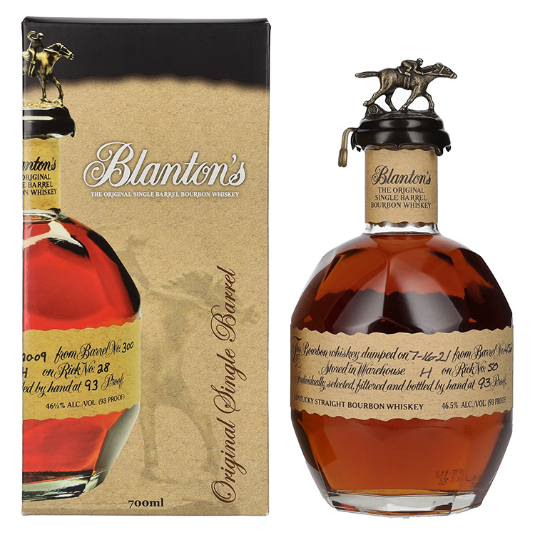 Ameriški Whisky The Original Single Barrel Burbon Blanton's + GB  0,7 l