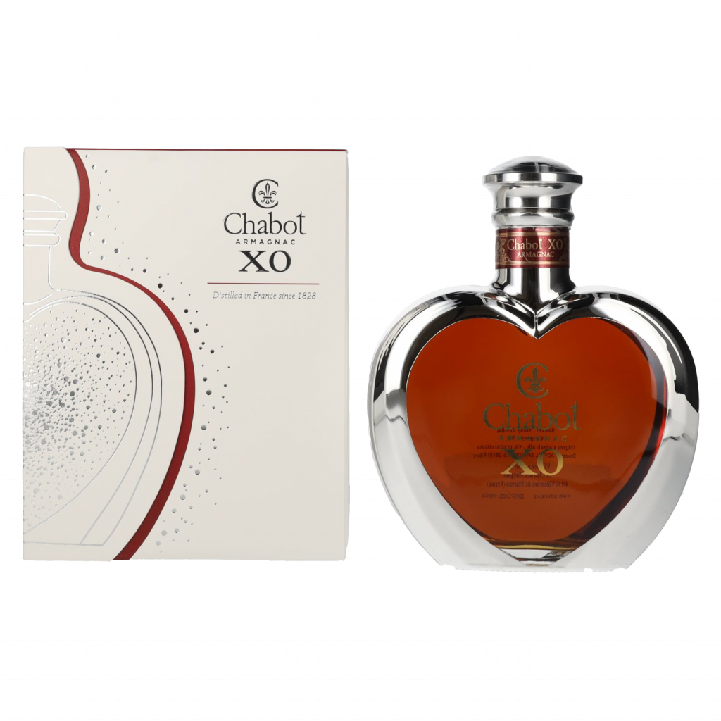 Armagnac Coeur Silver Edition XO Chabot + GB 0,5 l