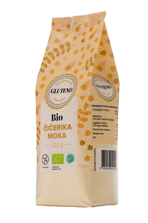 BIO brezglutenska čičerikina moka (1000g)