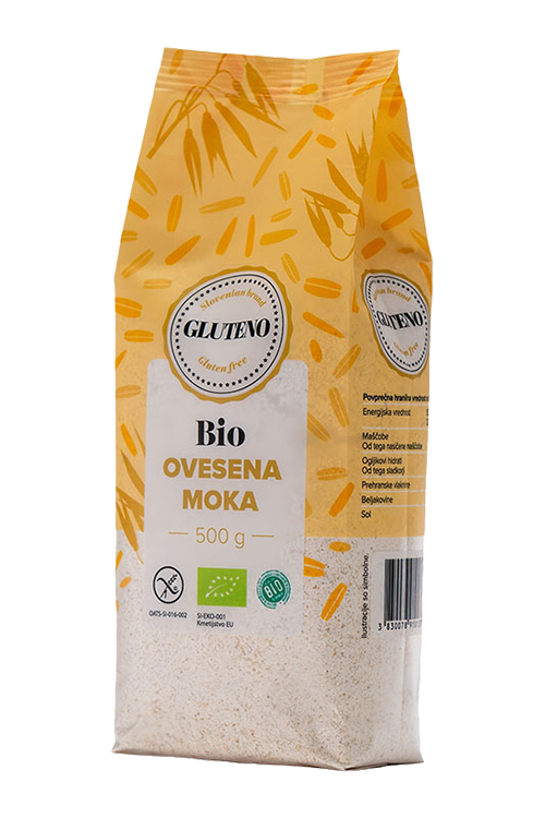 BIO brezglutenska ovsena moka (1000g)