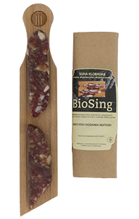 BioSing Divjačinska klobaska cca 150 g