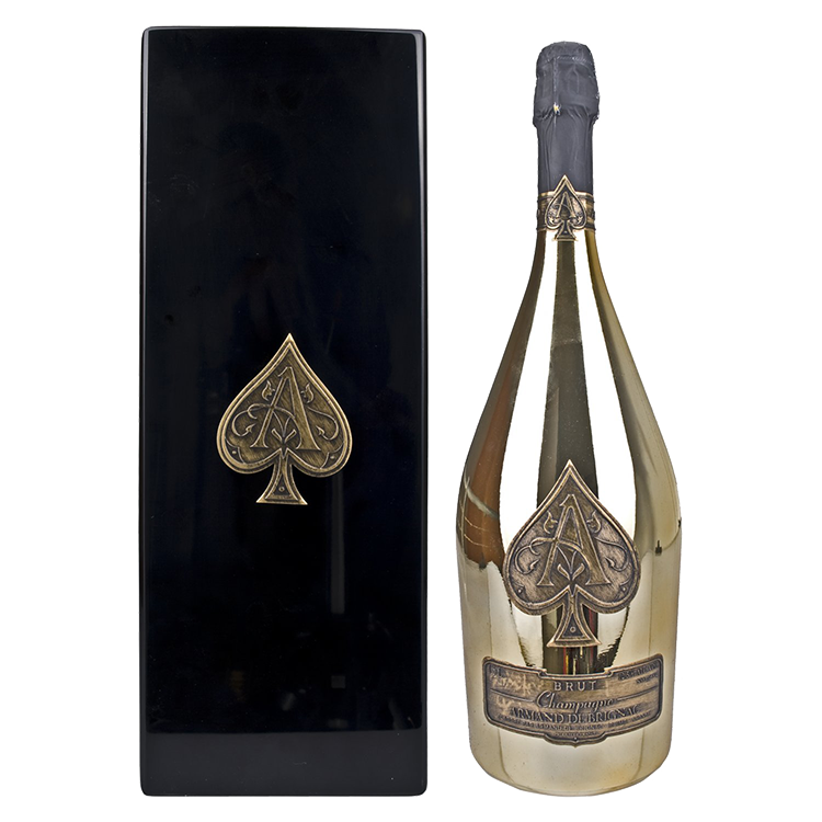 Champagne Armand de Brignac Brut Gold + GB 0,75 l