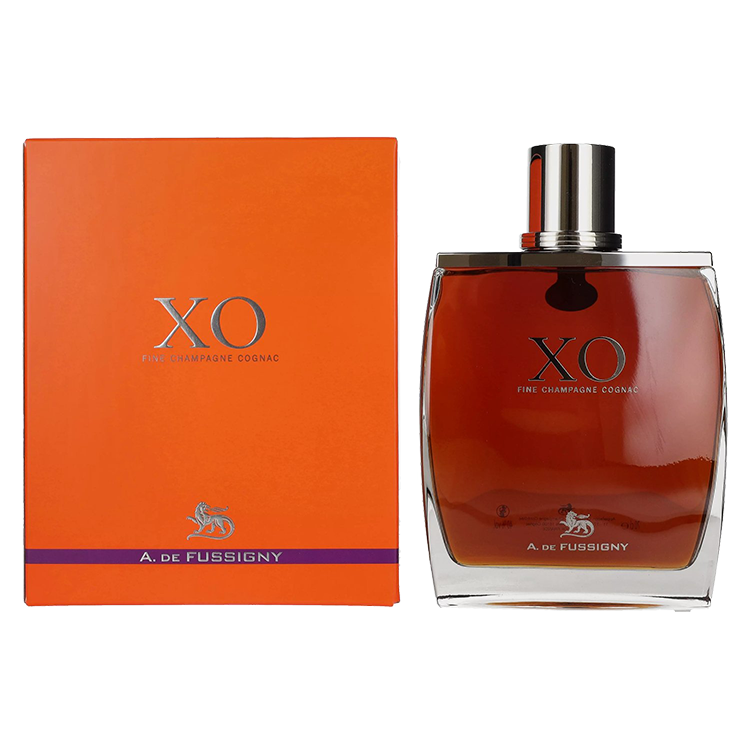 Cognac Fussigny XO + GB 0,5 l