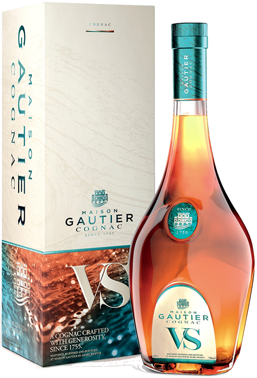 Cognac Gautier VS + GB 0,7 l