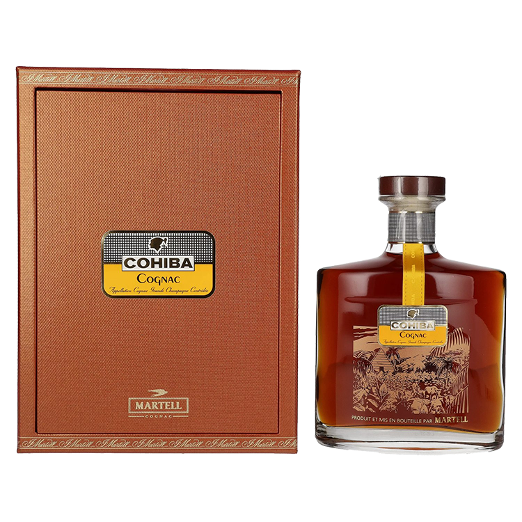 Cognac Martell Cohiba Grande Champagne + GB 0,7 l