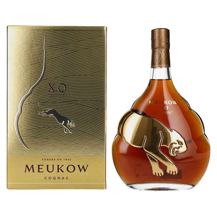 Cognac Meukow XO + GB 0,7 l