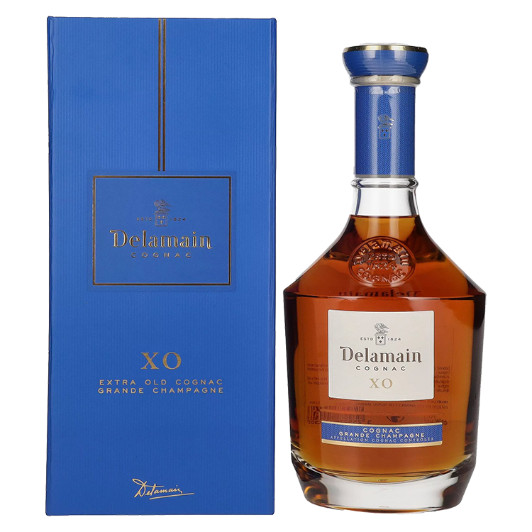 Cognac XO Grande Champagne Delamain + GB 0,7 l