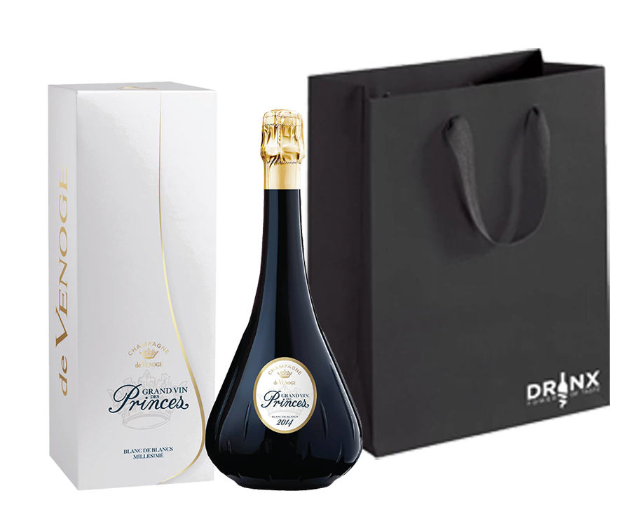 Darilni paket D12 Champagne Princes Blanc de Blancs 2014 GB De Venoge