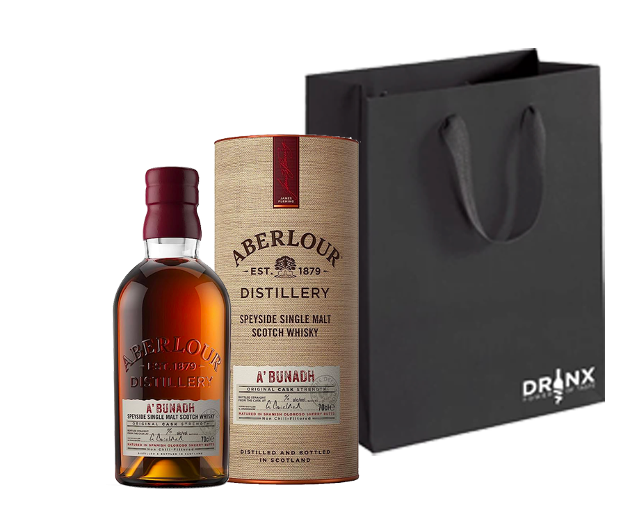 Darilni paket K16 Škotski whisky Aberlour A’Bunadh + GB