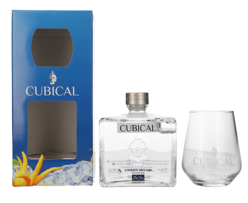Gin Cubical Premium + kozarec + GB 0,7 l