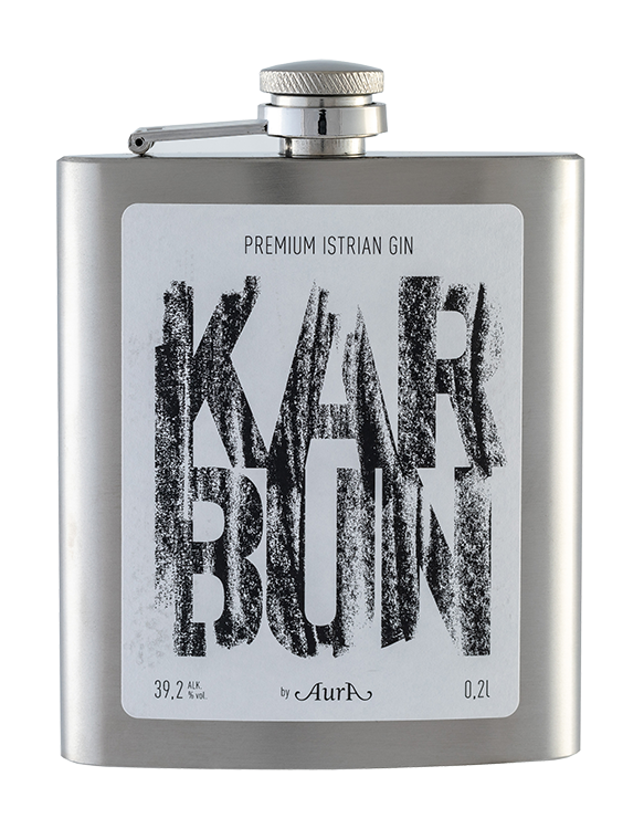 Gin Karbun Aura + flaška + GB 0,2 l
