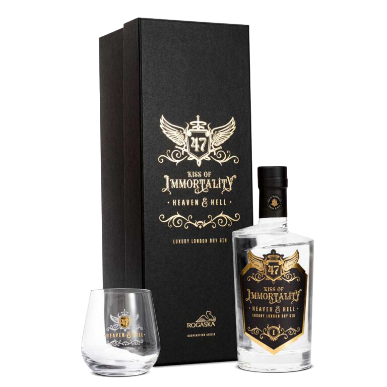 Gin Luxury London dry gift set Heaven & Hell + GB 0,7 l