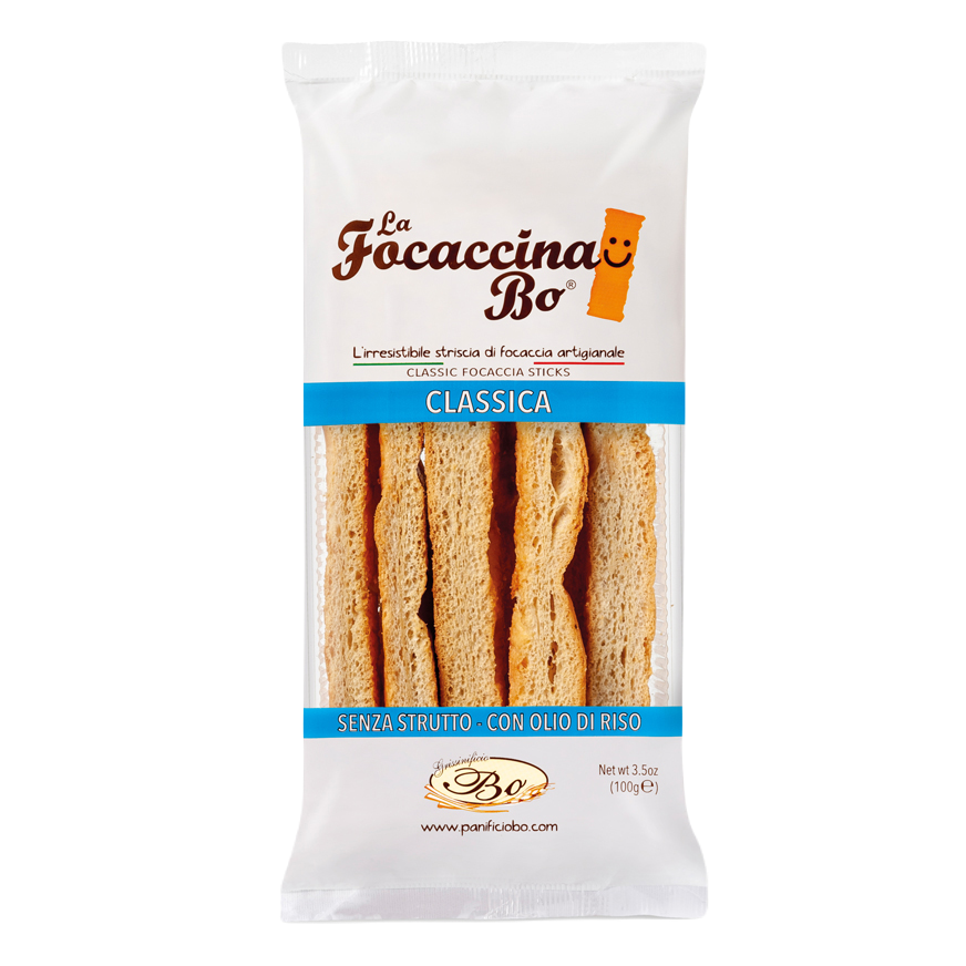 HRUSTLJAVA FOCACCIA BO KLASIČNA Grissinificio Bo 100 g