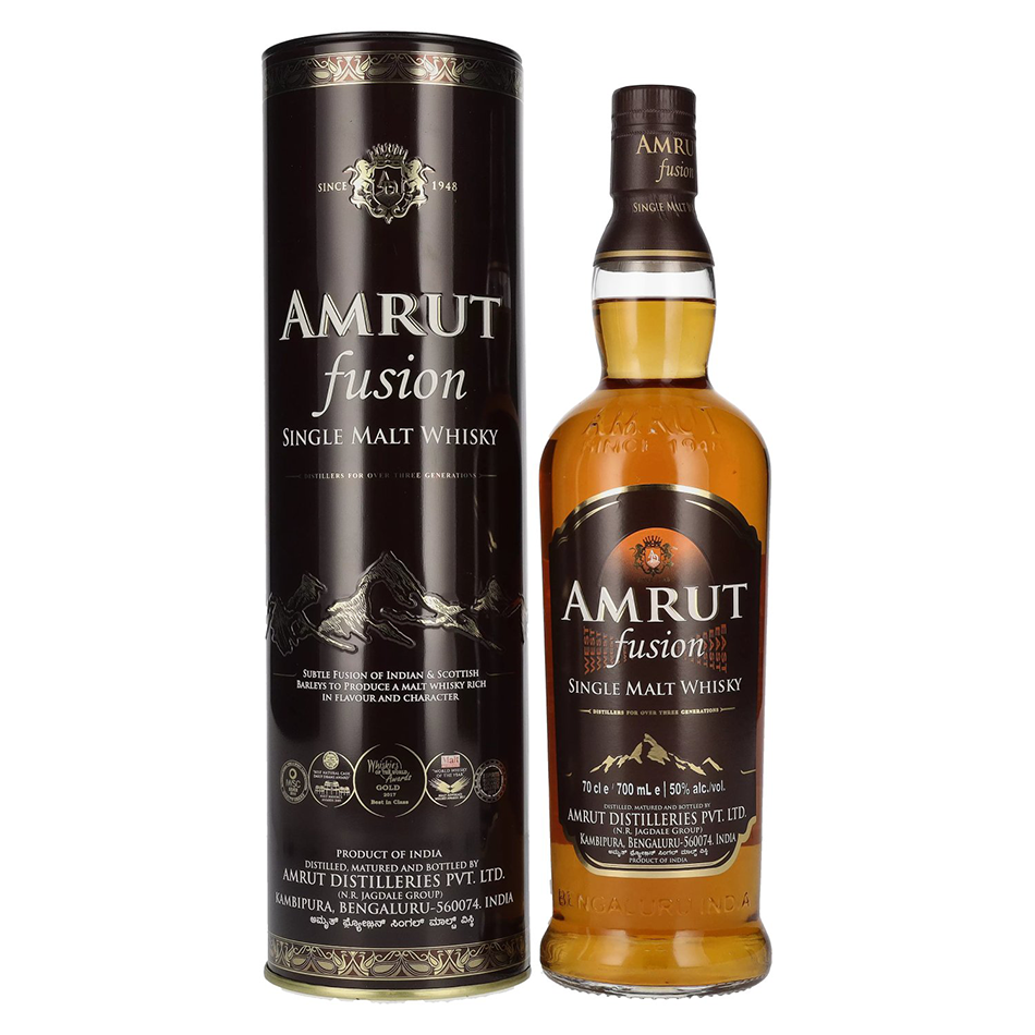 Indijski Whisky Amrut Indian Fusion Single malt GB 0,7 l