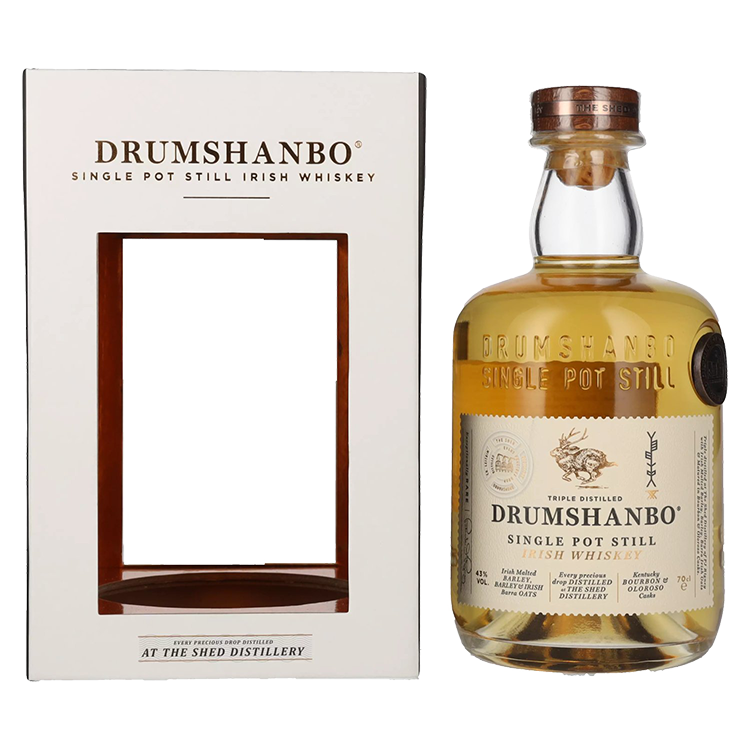 Irski whiskey Single Pot Drumshanbo + GB 0,7 l