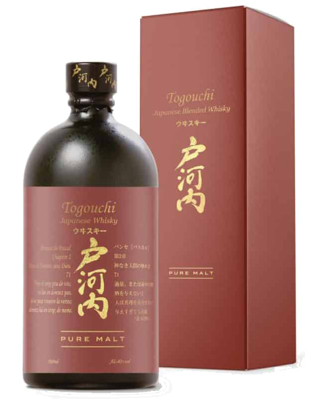 Japonski Whisky Pure Malt Togouchi + GB 0,7 l