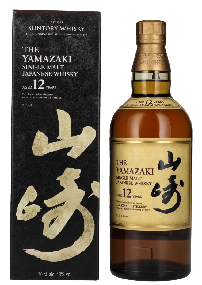 Japonski Whisky The Yamazaki Single Malt 12 YO Suntory + GB 0,7 l