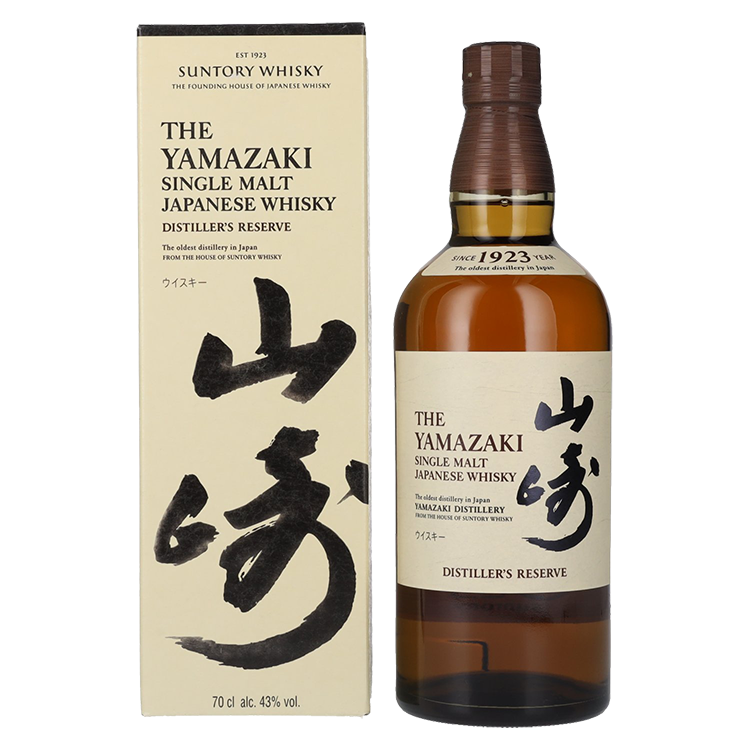 Japonski Whisky The Yamazaki Single Malt Suntory Distiller's reserve + GB 0,7 l