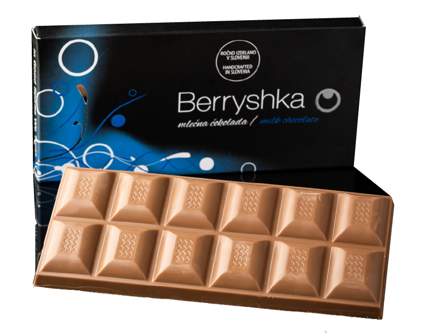Mlečna čokolada Berryshka 120 g
