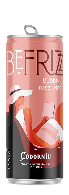 Peneče vino Be Frizz Rose Codorniu 0,25 l
