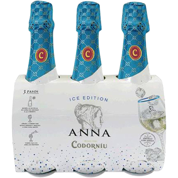 Peneče vino Cava Anna Ice Codorniu 3-pack 0,20 l