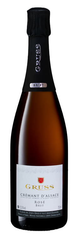 Peneče vino Cremant d'Alsace Rose Brut Domaine Gruss 0,75 l