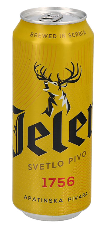 Pivo svetlo Jelen 0,5 l