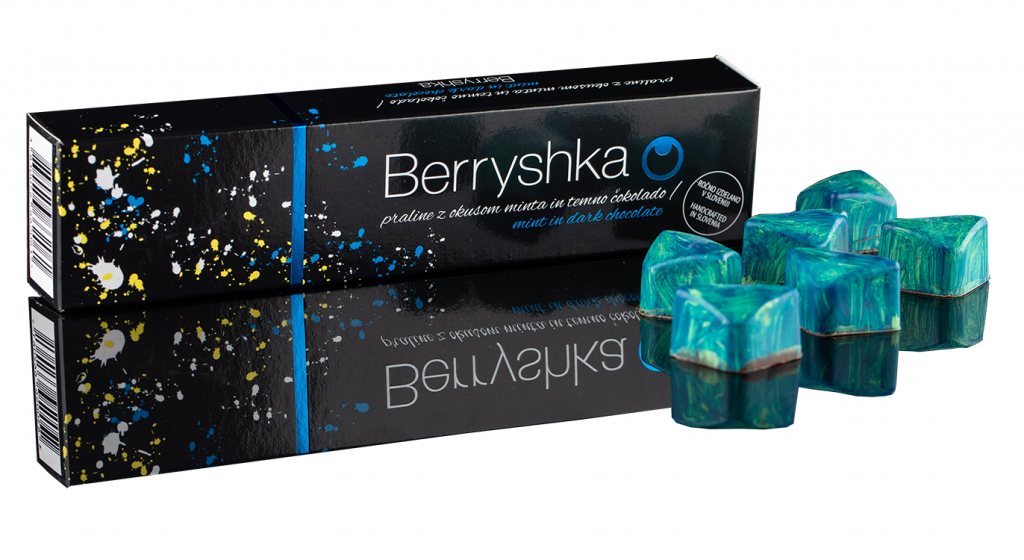 Pralineji mint Berryshka 60 g