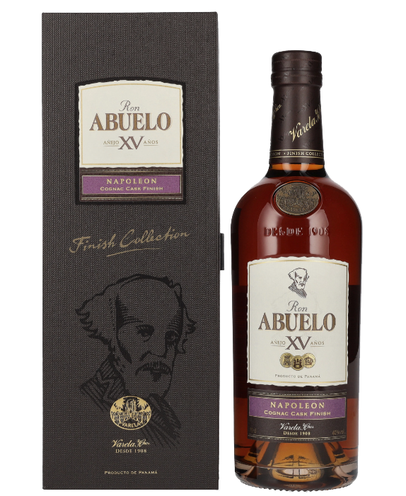 Rum Abuelo Anejo XV NAPOLEON Cask Finish + GB 0,7 l