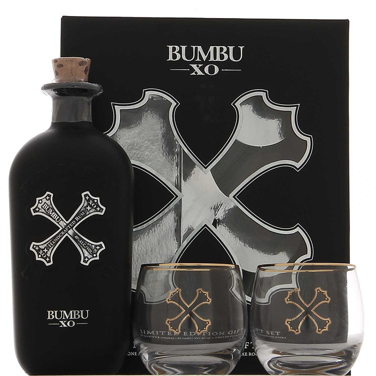 Rum Bumbu XO + 2 Kozarca + GB 0,7 l