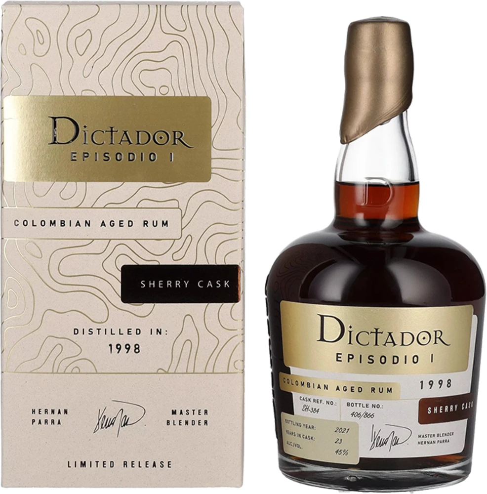 Rum Capitulo 23 Years Old 1998 Dictador + GB 0,7 l