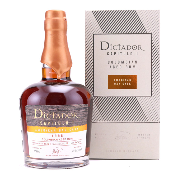 Rum Capitulo 24 Years Old 1996 Dictador + GB0,7 l