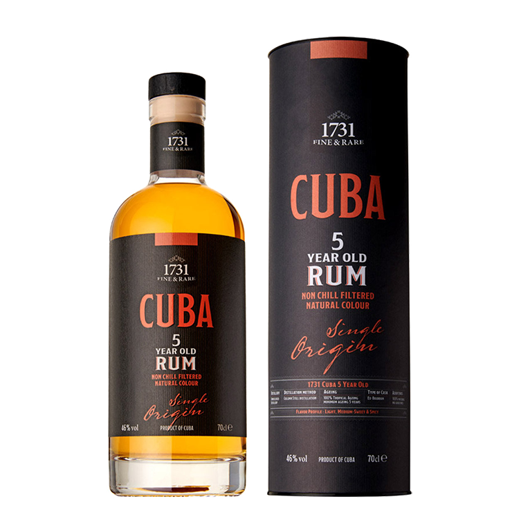 Rum Cuba 5 Years Old 1731 0,7 l