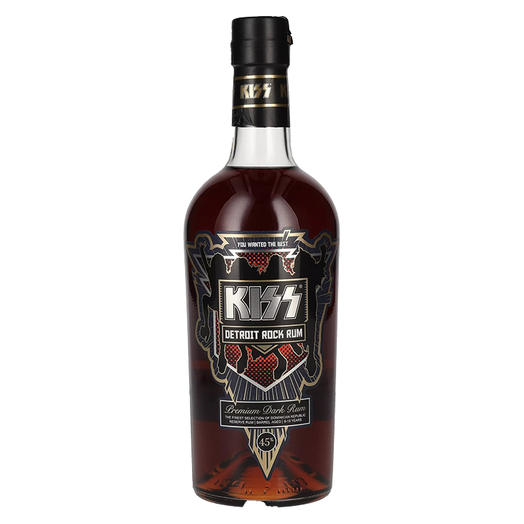 Rum Detroit Rock premium dark KISS 0,7 l