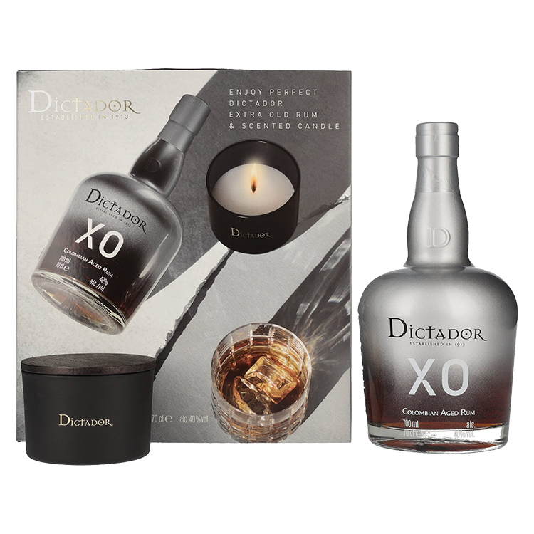 Rum Dictador X.O. Insolent + svečka + GB 0,7 l
