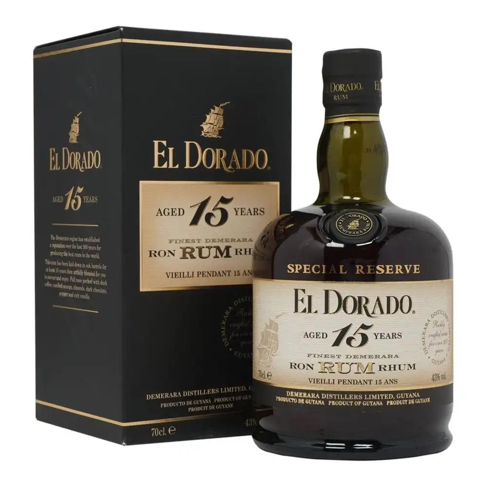 Rum El Dorado 15 Let + Gb 0,7 l
