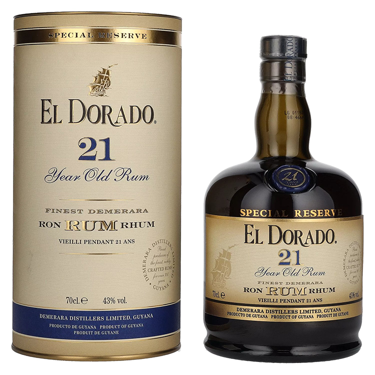 Rum El Dorado 21 Let + Gb 0,7 l