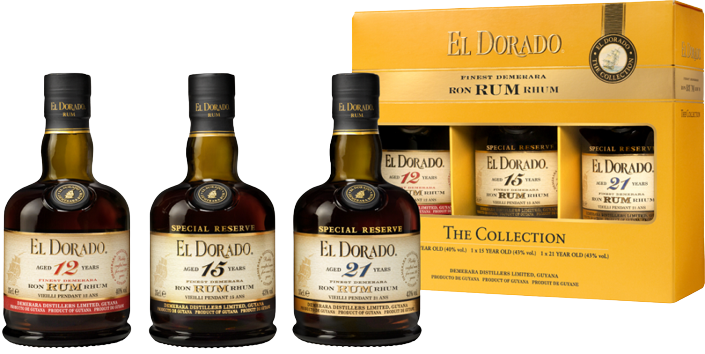 Rum El Dorado Set The Collection 12-15-21 3x0,35 l