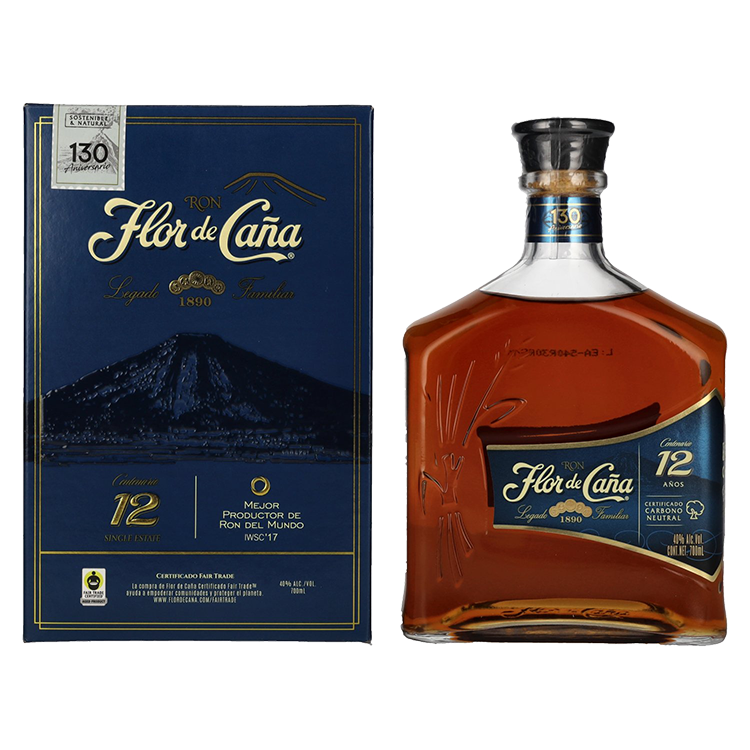 Rum Flor de Cana 12 Y GB 0,7 l