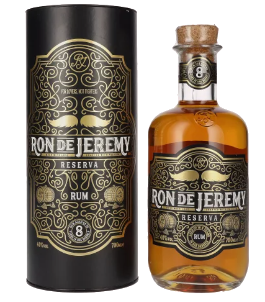 Rum Ron De Jeremy Reserva 8 Y.O + GB 0,7 l