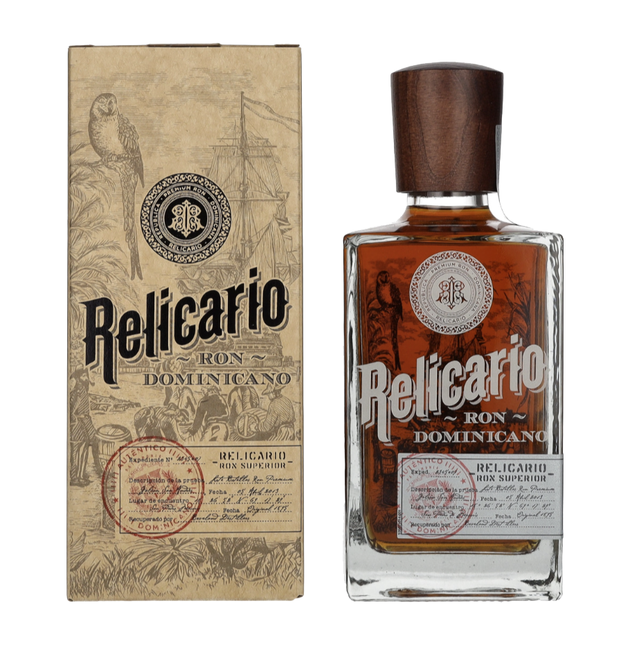 Rum Ron Dominicano Superior Relicario + GB 0,7 l