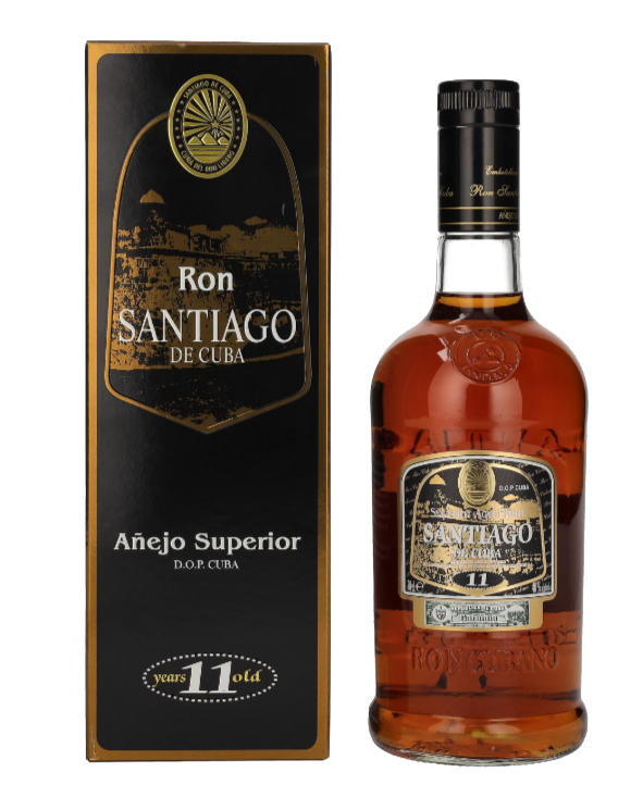 Rum Santiago de Cuba Anejo 11y + GB 0,7 l